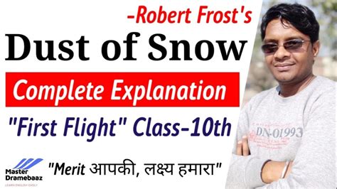 Dust Of Snow Class 10 In Hindi Dust Of Snow Dust Of Snow Class 10