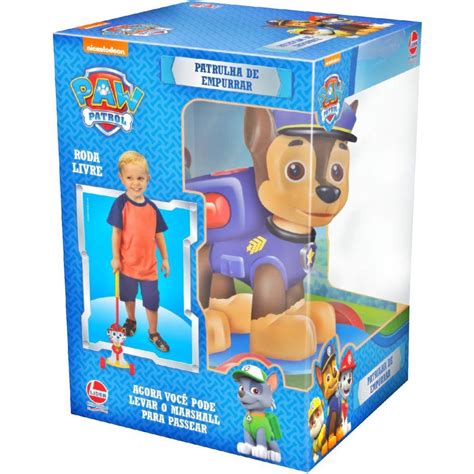 Boneco Patrulha Canina De Empurrar Chase Paw Patrol Líder Shopee Brasil