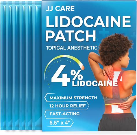 Jj Care Lidocaine Patches Pack Of 30 4 Lidocaine Pain