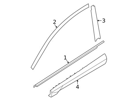 2022 2024 Hyundai Tucson Lower Molding 87721 CW000 CA OEM Parts Online