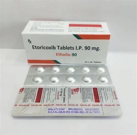 Etholix Etoricoxib Tablet I P Mg At Box In Kalka Id