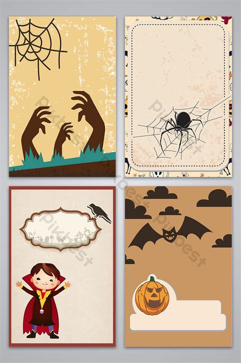 Halloween Cute Minimalist Background Backgrounds | PSD Free Download ...