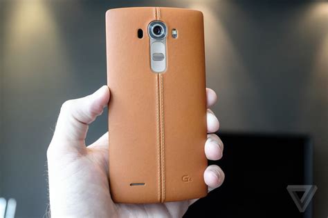 Lg S New G Is A Powerhouse Phone Wrapped In Leather The Verge