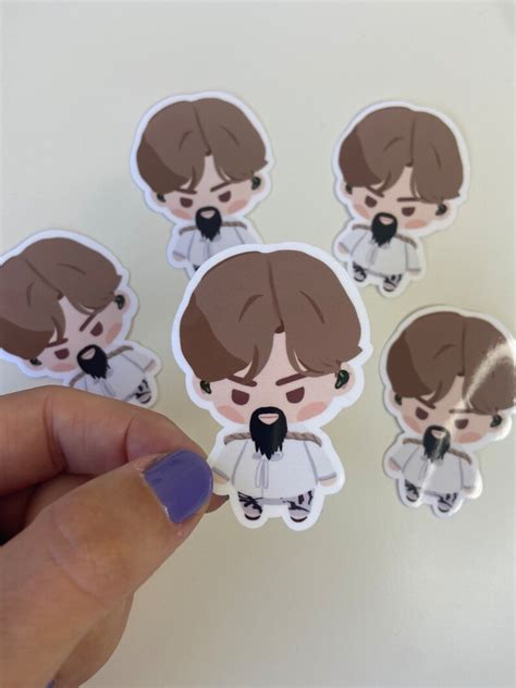 BTS Island In The Seom Game Inspired Stickers Taehyung Etsy