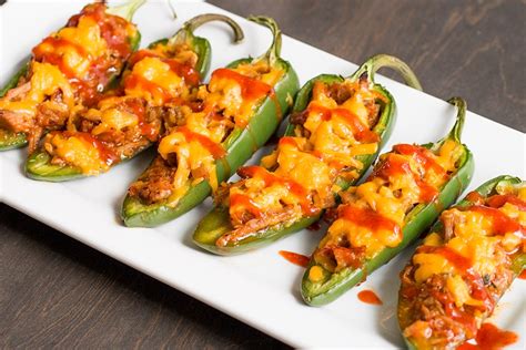 Pulled Pork Sriracha Jalapeno Poppers Recipe Chili Pepper Madness