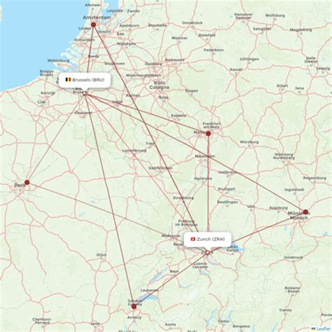 Swiss Routes Interactive Map With All Flights Flight Routes