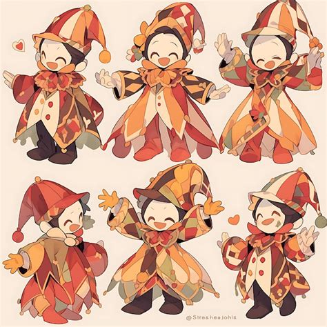 Premium Photo | Concept of Male Average Harvest Festival Jester Outfit ...