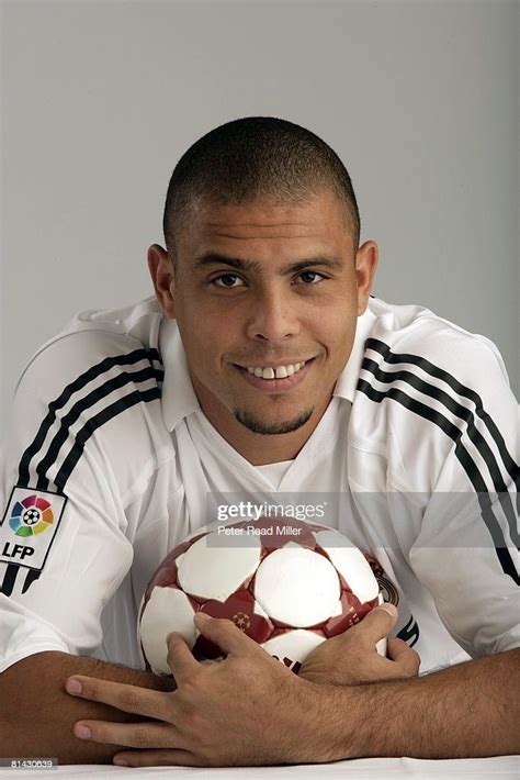 Closeup portrait of Real Madrid Ronaldo Luis Nazario de Lima with ...