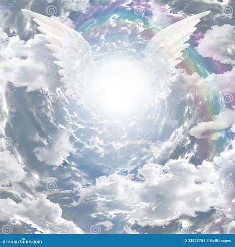 Angelic Presence And Tunnel Of Light Stock Images - Image: 33823784