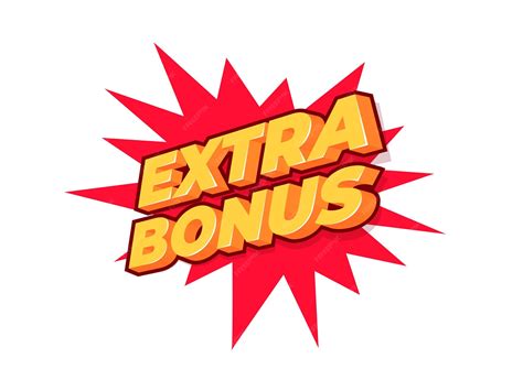 premium vector extra bonus special offer sale tag poster design