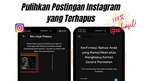 Cara Mudah Mengembalikan Postingan Instagram Yang Terhapus Inwepo