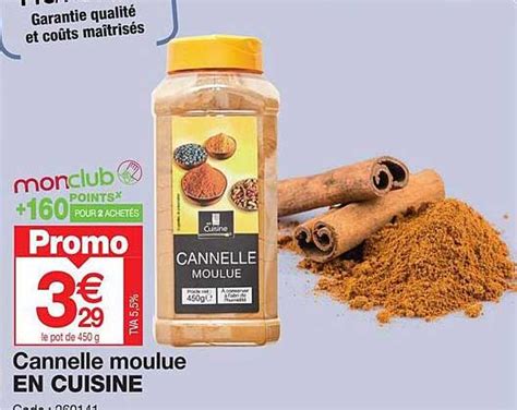 Promo Cannelle Moulue En Cuisine Chez Promocash Icatalogue Fr