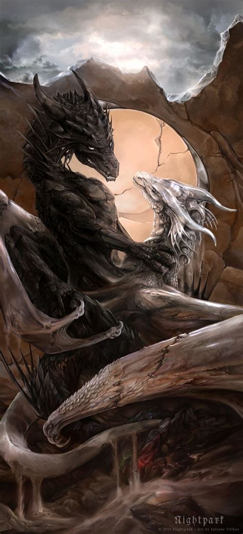 Черно белый дракон арт - фото и картинки abrakadabra.fun