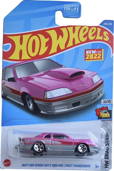 Brandclub Hot Wheels Matt And Debbie Hay S 1988 Pro Street Thunerbird HW Drag Strip 10 10 L2593