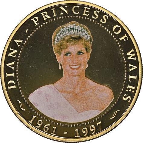 1 Dollar Elizabeth II Princess Diana in Brazil Îles Cook Numista