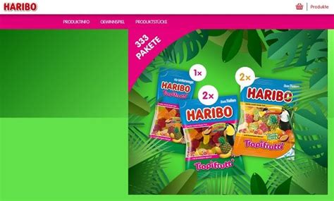 Haribo Gewinnspiel Tropifrutti Produktpakete Gewinnspieletipps De