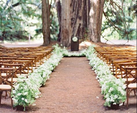 Wedding Setting Wedding Aisle Decorations Woodsy Wedding Wedding