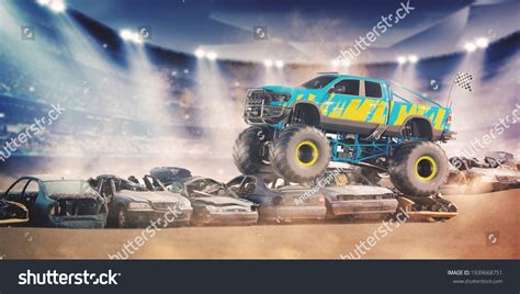 323 Monster Truck Stunt Images, Stock Photos & Vectors | Shutterstock