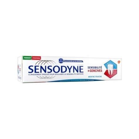 Dentifrice SENSODYNE Sensibilité et Gencives Menthe Fraîche