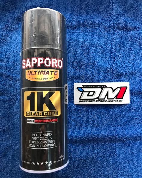 Sapporo Ultimate Clear Coat K81 PU 1k 400 Ml Hasil Gloss Lazada