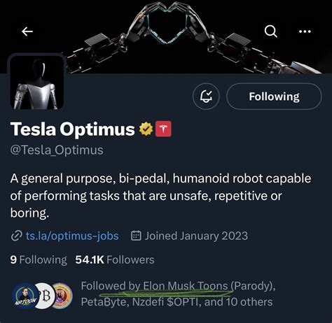 Orenwhale Eth On Twitter Rt Optimusai Token Elonmusk Has