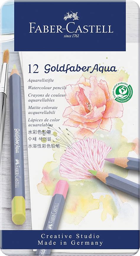 Amazon Faber Castell Goldfaber Aqua Pastel Watercolor Pencils