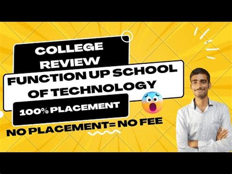 Function Up School Of Technology Review Placement Guarantee