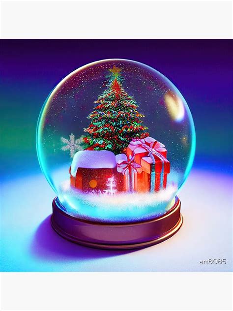 "A cute snow globe " Poster for Sale by art8085 | Redbubble