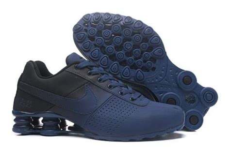 Nike Air Shox Deliver 809 Men Running Shoes Deep Blue Black Sepsale