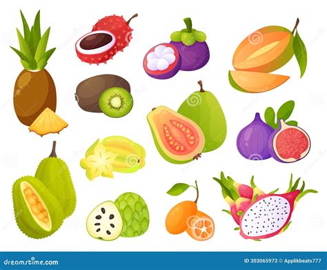 Guava Tasty Edible Tropical Green Fruit Icon Vector Illustration