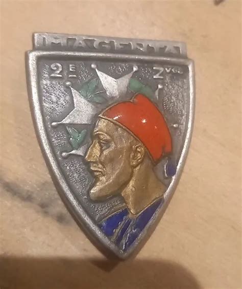 Insigne Rz Regiment De Zouaves Type Drago D Pos Dos Lisse Vid