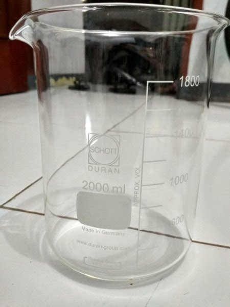 Jual Duran Beaker Glass Low Form Ml Gelas Kimia Duran Di Lapak