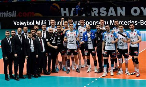 Halkbank Erkek Voleybol Tak M Cev Ampiyonlar Ligi Yar Finalinde