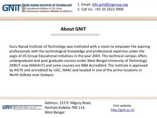 Ppt B Tech In Computer Science Why Choose The Best Engineering