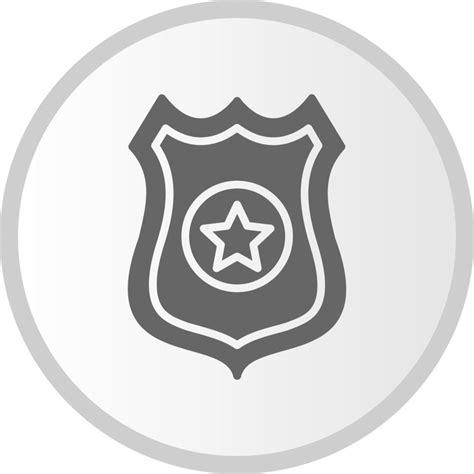 Police Badge Vector Icon 16281768 Vector Art At Vecteezy