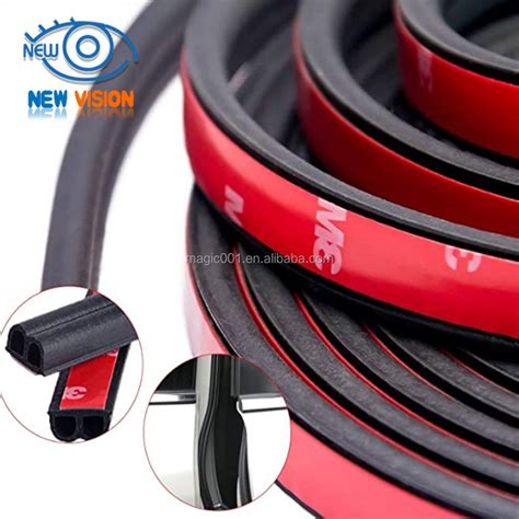 Car Door Sealing Strip Rubber Noise Insulation Weatherstrip Soundproof