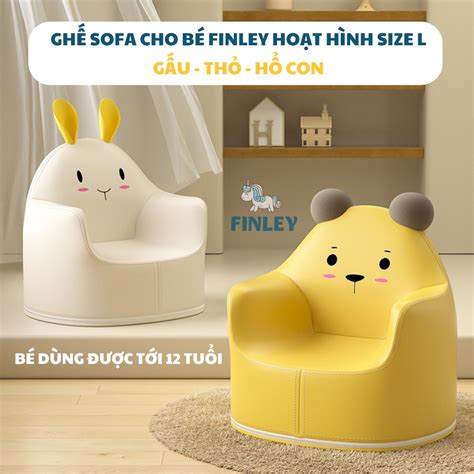 ghe sofa cho  cayabe chat da em mem hoat hinh gau tho han quoc ho