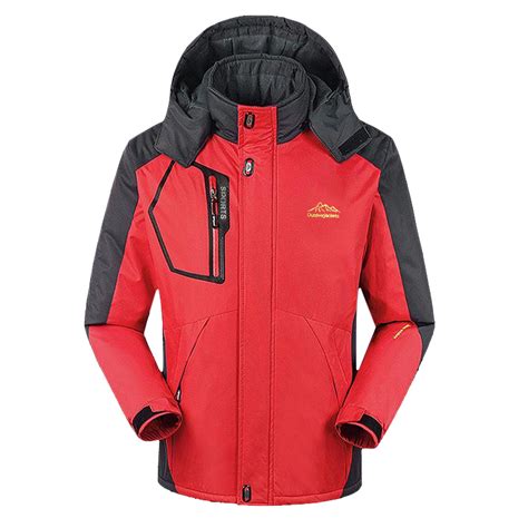 SBYOJLPB Men's Winter Coat Men's Mountain Ski Jacket Windproof Rain ...