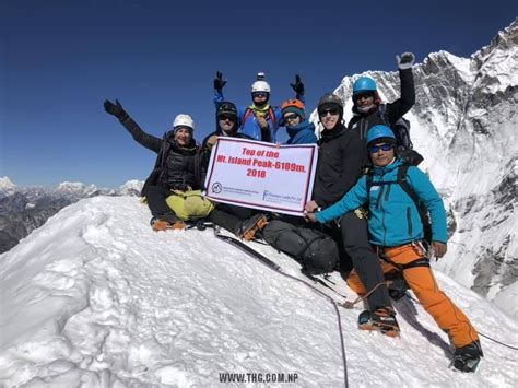 Top Himalaya Guides MAA Island Peak Imja Tse Climbing Expedition