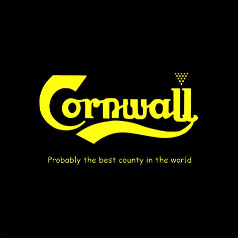 Cornwall Carlsberg Gold Text Cornish T Shirt Factory