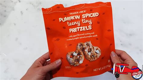 Trader Joe S Pumpkin Spiced Teeny Tiny Pretzels Review Trader