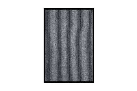 Be Basic Dörrmatta grårandig 80x120 cm Grå Textil mattor Black