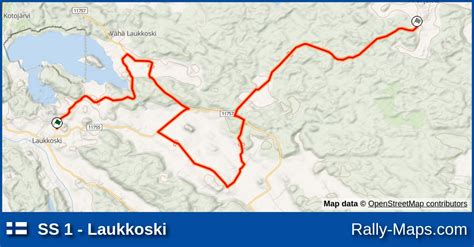 SS 1 Laukkoski Stage Map Keski Uusimaa Ralli 2006 Rally Maps