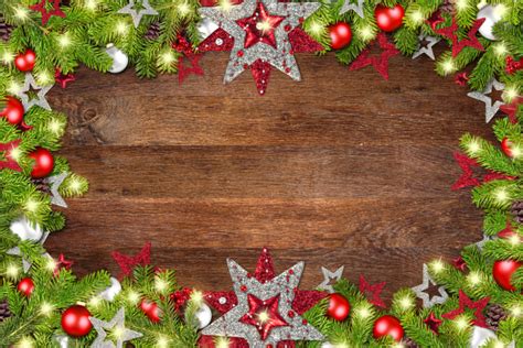 Weihnachten Xmas Alte Rustikale Eiche Holz Hintergrund Lizenzfreies