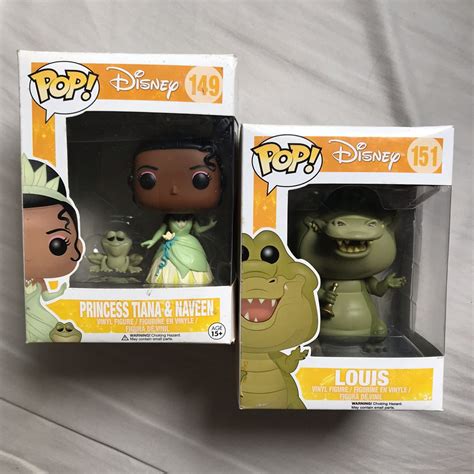 Funko POP Princess Tiana And Naveen And Louis Hobbies Toys Toys