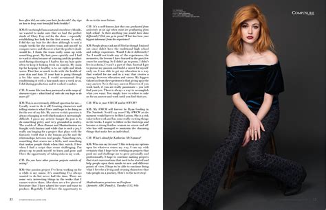 Katherine Mcnamara Composure Magazine