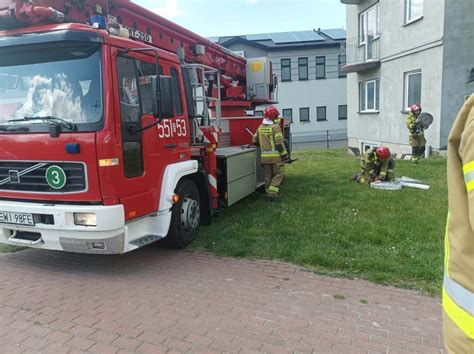 Kolejny pożar pustostanu przy Joanny Żubr w Wieluniu Drugi w ciągu