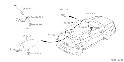 Subaru Forester Eyesight Radio Wiring Harness Feeder Cord