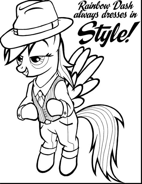 Mlp Rainbow Dash Coloring Pages at GetColorings.com | Free printable ...