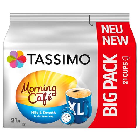 Jacobs Tassimo Kapseln Morning Café XL Mild Smooth 21 Kaffeekapseln